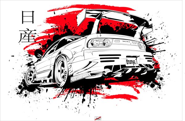 Ниссан 180 SX арт