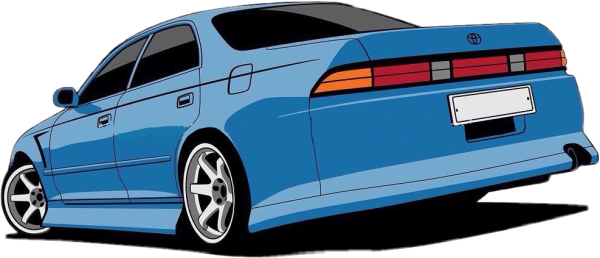 Тойота Марк 2 арт сбоку