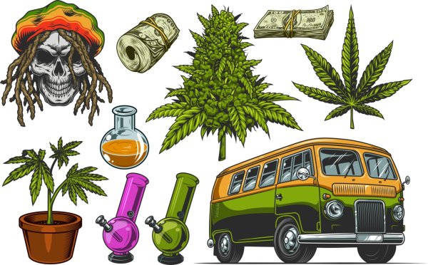 Марихуана вектор