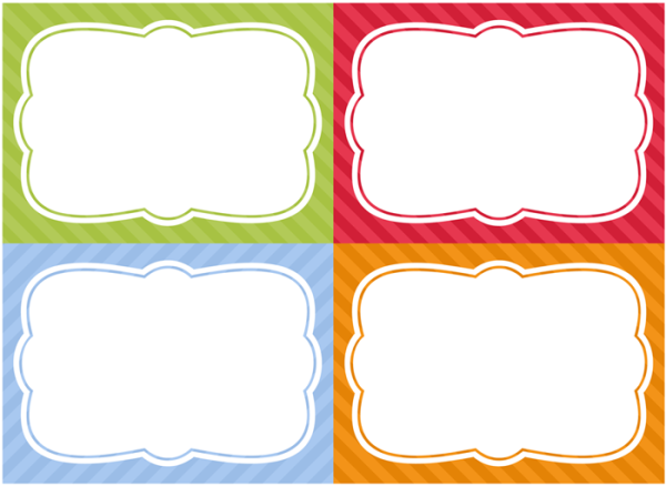 Ярлычки для подписи