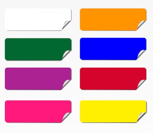 Стикеры бумажные