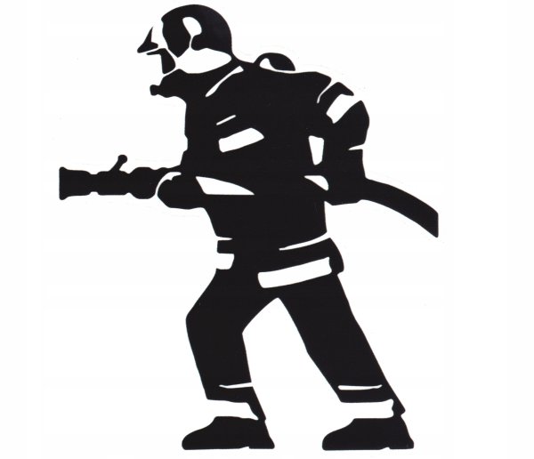 Наклейка пожарная машина