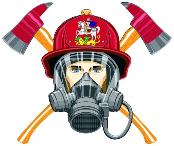 Пожарная каска с противогазом