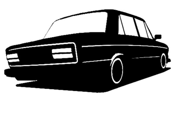 ВАЗ 2107 силуэт