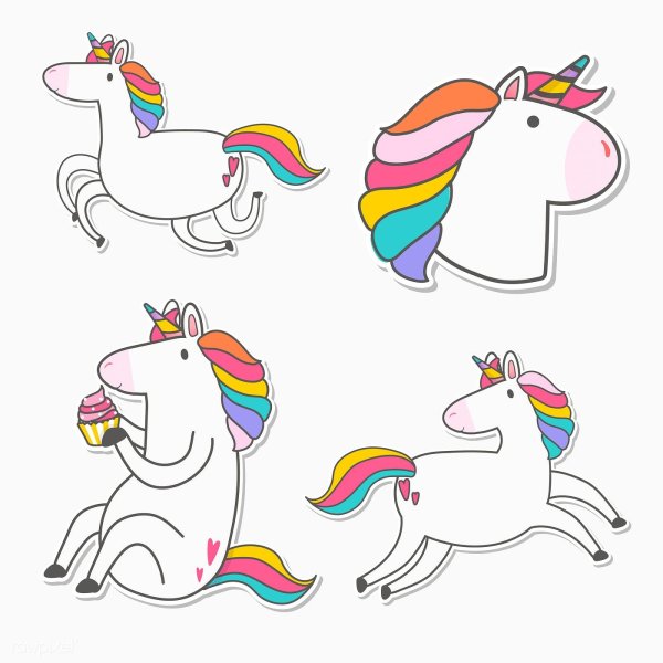 Наклейка Единорог