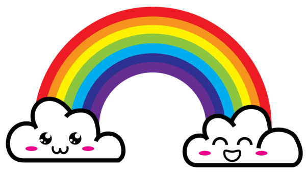 Радуга мультяшная