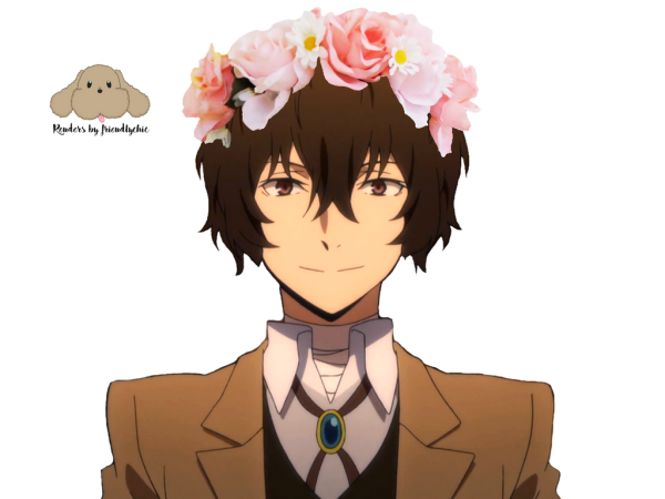 Стикеры бродячие псы Дазай