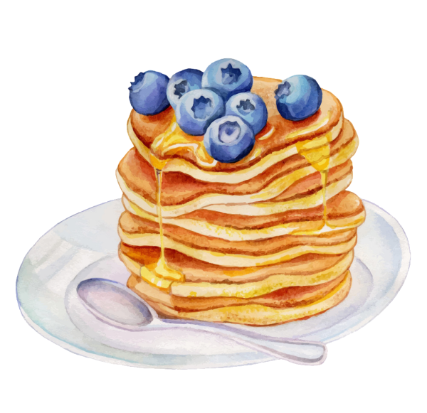 Блины иллюстрация