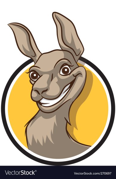 Лама мультяшная