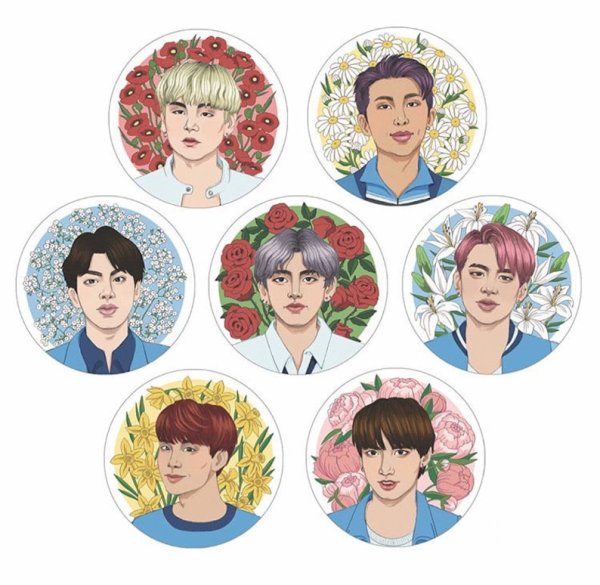 Наклейки БТС