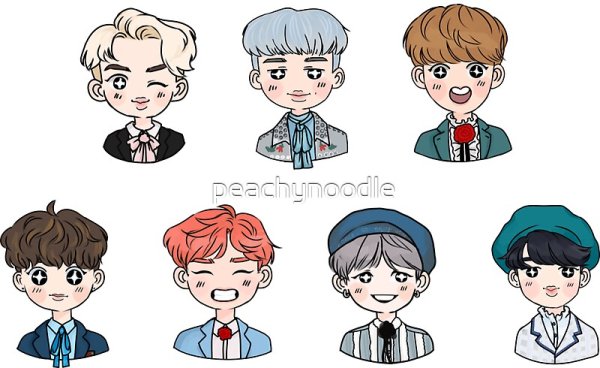 Стикеры БТС В ВК