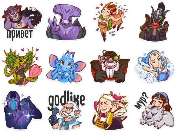 Наклейка дота 2 на машину