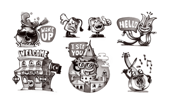 Наброски для наклеек