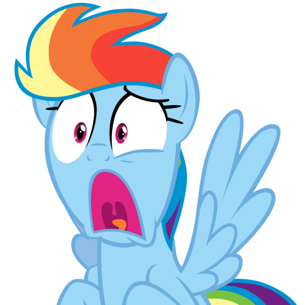 Рейнбоу Дэш удивлена