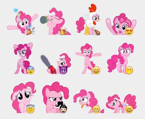 Наклейки Пинки Пай