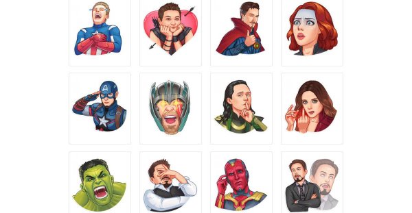 Тату Мстители Марвел черно белые