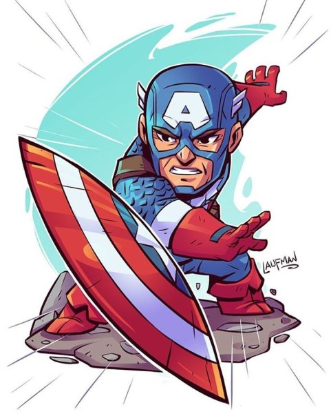 Капитан Америка Стикеры телеграмм