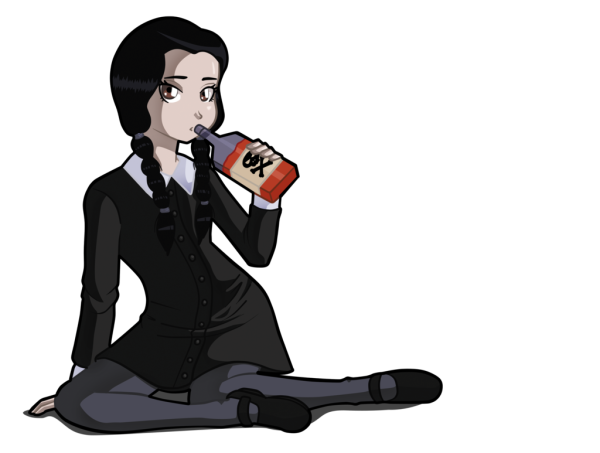 Уэнздей Аддамс арт