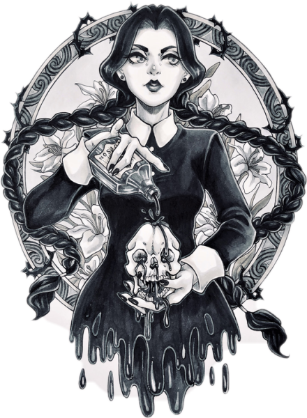 Уэнздей Аддамс тим Бертон