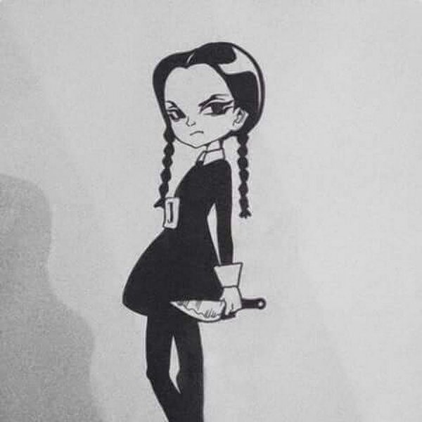 Силуэт Аддамс