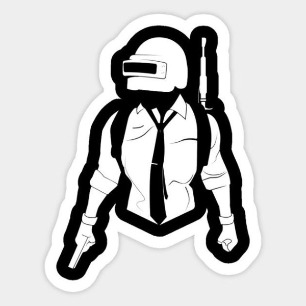 PUBG векторное изображение