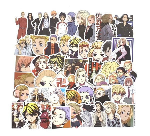 Токийские Мстители набор стикеров