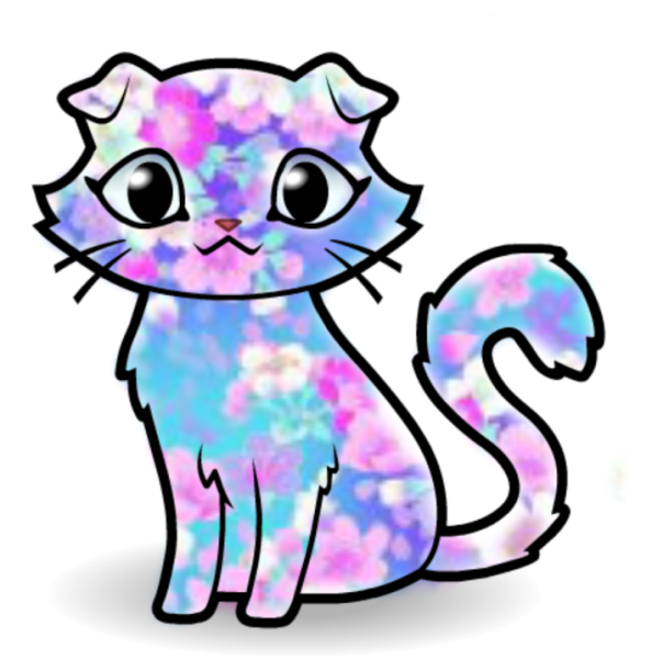 Красивый котенок для наклеек