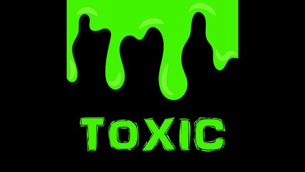 Надпись Токсик