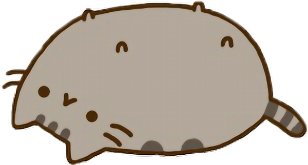 Кот Пушин лежит