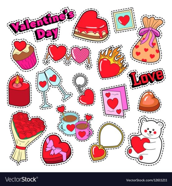 Наклейки на 14 февраля