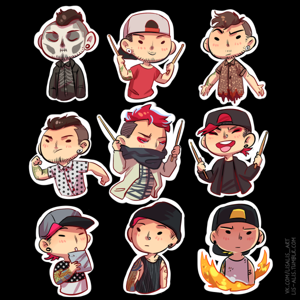 Twenty one Pilots Стикеры