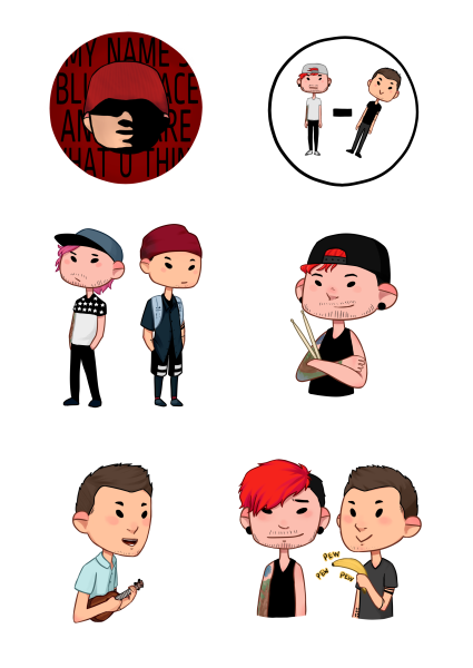 Твенти Ван пайлотс Стикеры