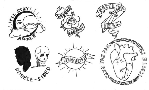 Twenty one Pilots Tattoo эскизы