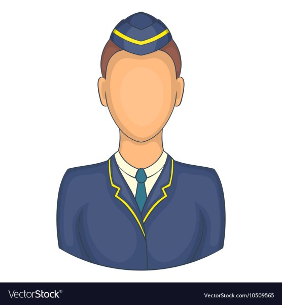 Проводник поезда на прозрачном фоне