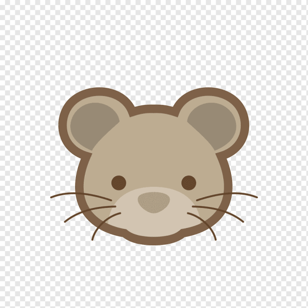 Мышь морда вектор