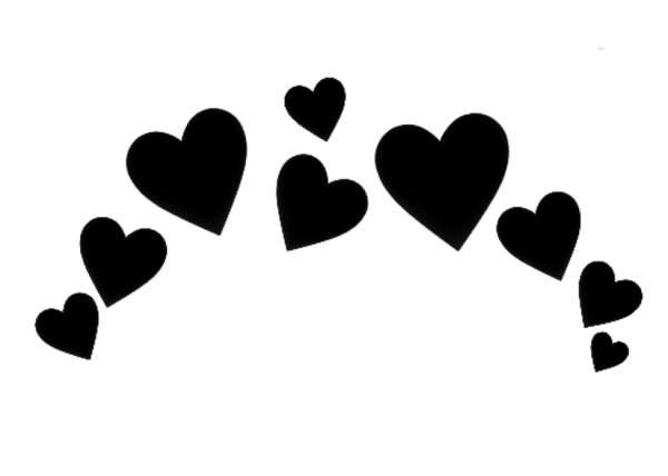 Сердечко черное