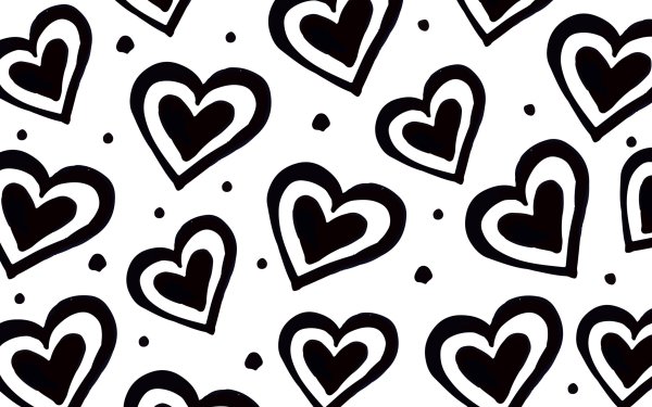 Много сердечек