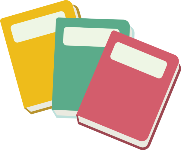 Стикер книги вектор