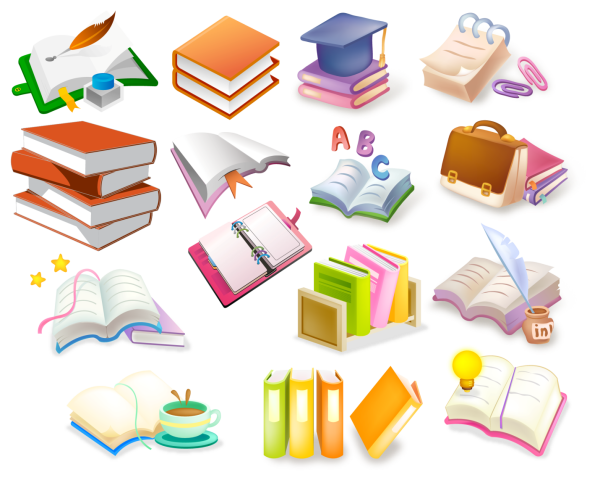 Древние книги вектор