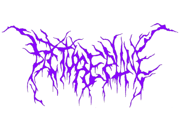 Надписи в стиле молний