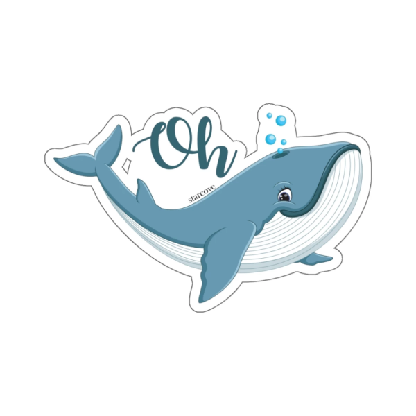 Наклейка - киты