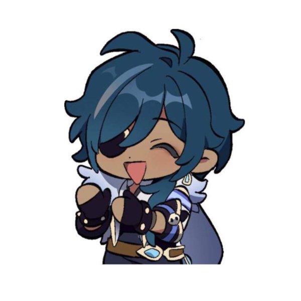 Сяо Геншин Чиби Стикеры