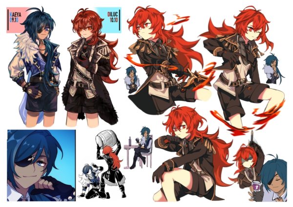 Genshin Impact Дилюк