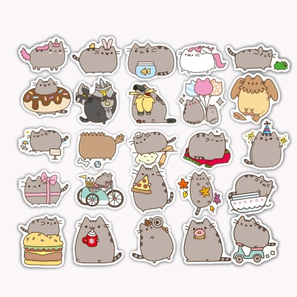 Наклейки с котом Пушином