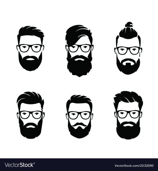 Векторная борода