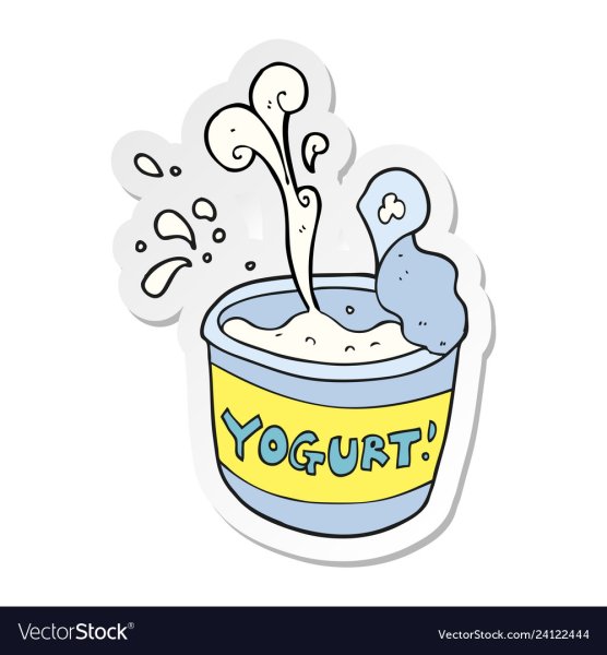 Рисунки для наклеек йогурт