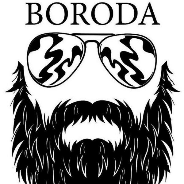 Наклейка борода