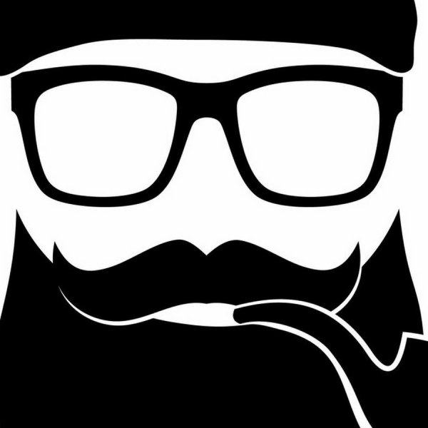 Борода силуэт