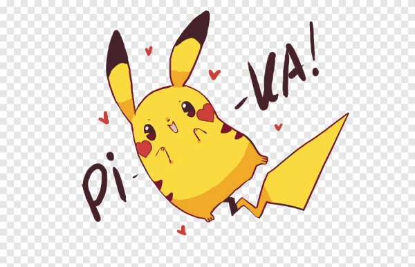 Надпись пика пика Пикачу