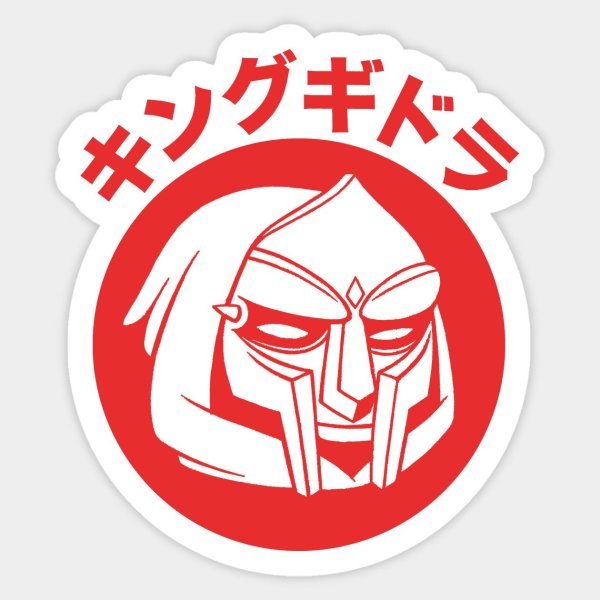 MF Doom Sticker